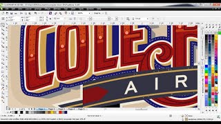 CorelDRAW Tutorial  Creating Custom Lettering Effects with Joseph Diaz [upl. by Leirea926]