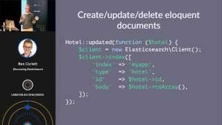 Ben Corlett  Discovering ElasticSearch at Laracon EU 2014 [upl. by Lynus]