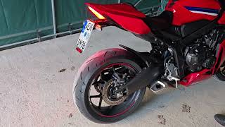 2024 HONDA CBR650R Stock exhaust after 1000km [upl. by Doria]