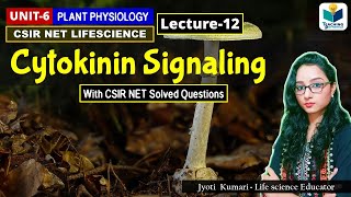 CYTOKININ SIGNALING PATHWAY PHYTOHORMONE PART12CSIR NET PLANT BIOLOGY [upl. by Htebesile]