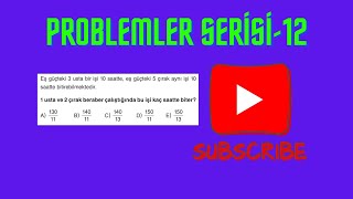 PROBLEMLER SERİSİ12 [upl. by Itsyrk]