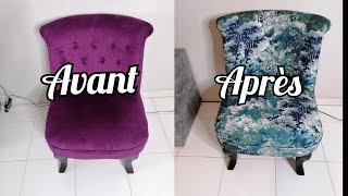 Renovation dun fauteuil crapaud tuto diy deco tuto [upl. by Graniela]