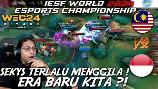 MALAYSIA VS INDONESIA SEMIFINALS MATCH 3 IESF WEC 2024 [upl. by Murdocca]