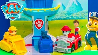 Sculpting with the Paw Patrol Rescue Play Doh Playset [upl. by Acnayb252]