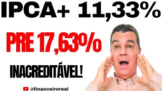 OPORTUNIDADES DE INVESTIMENTOS NA RENDA FIXA NO MERCADO SECUNDÁRIO COM TAXAS SURREAIS E FGC [upl. by Yentnuoc]