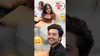 She loves Me 😛🔥 shorts prank viral architverma [upl. by Ellesig]