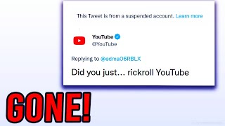 The Tweet That Rick Rolled YouTube Was DELETED  FROLiC 74 [upl. by Ahsenad972]