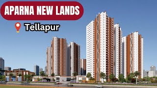 Aparna Upcoming Project  APARNA NEW LANDS  Premium amp Luxury Apartments  Tellapur  Hyderabad [upl. by Changaris]