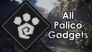 Monster Hunter World How to Get All Palico Gadgets [upl. by Paris]