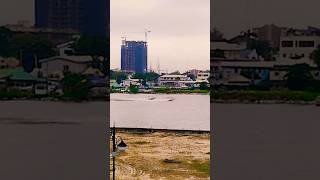 LekkiVI waterfront speedboat scene travel adventure shorts speedboat [upl. by Lleinnad]