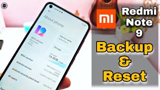 Redmi Note 9 Backup amp Restore Guide  Take Full Backup Of All MI Phones [upl. by Inalawi]