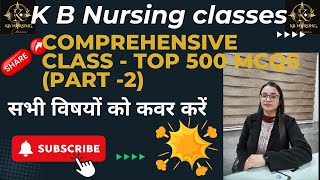 Nursing golden point part 2 RRB KEY POINTS [upl. by Piggy939]