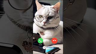 cute cat calling me 🔥🔥 cat call back me shortcalling call ringtone [upl. by Mcknight]