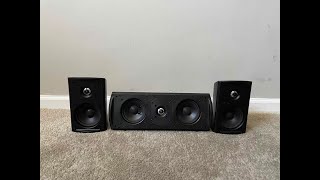 Definitive Technology ProCinema ProMonitor 80 and ProCenter 100 Home Theater Surround Speakers [upl. by Nired]