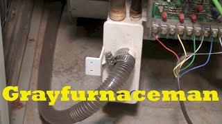 Furnace condensate drain cleaning [upl. by Sida]