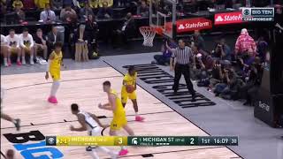 Matt McQuaid vs Michigan Big Ten Tourney 2019 [upl. by Trueblood475]