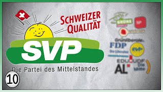 Schweizerische Volkspartei  SVP 10  Schweizer Parteien Wahlen 22 Oktober 2023 [upl. by Namolos410]