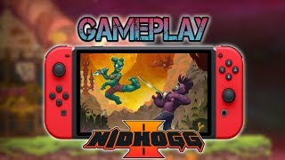 Nidhogg 2  Gameplay Nintendo Switch [upl. by Marsiella]