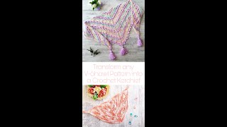 Crochet Kerchief Tutorial Shorts [upl. by Marice]