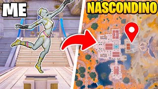 NASCONDINO ESTREMO su TUTTA la MAPPA Fortnite ITA [upl. by Niaz]