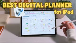 You NEED this digital planner for iPad  NEW features  Apple Pencil [upl. by Keefe220]