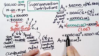 How to Find the Value of Superannuation Full Explanation  Basic Example [upl. by Ellissa731]