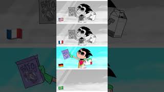 Jovens Titãs em Ação em diferentes idiomas 🌎  Teen Titans Go em Português 🇧🇷 shorts [upl. by Ottillia706]