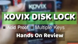 KOVIX Motorcycle Disk Lock 🔒Unboxing 🔏Price 🔐Review 🔑 [upl. by Sebastian390]