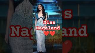 Ruopfuzhano Whiso evening gown ✨❤️ missuniverseindia2024 pageant nagaland shorts trending [upl. by Arvid]