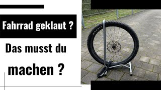 Fahrrad geklaut Was nun Und was kannst du dagegen tun [upl. by Queston959]