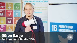 SDG 16 Interview mit Fachpromotor für die SDGs Sören Barge  Werkstatt Zukunft [upl. by Nivle]