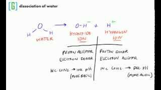 Dissociation of Water [upl. by Aerdnael695]