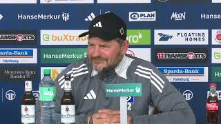 HSV Pressekonferenz vor dem Spiel gegen 1FC Nürnberg [upl. by Riamo]