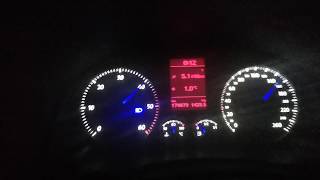 Golf 5 20TDI remap Acceleration 100200kmh [upl. by Gerbold596]