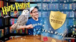 HARRY POTTER SUBSCRIPTION BOX  The Wizarding Trunk  Azkabox Year Five [upl. by Auhsej994]