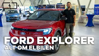 Alt om elektrisk Ford Explorer til UNDER 340000 kr  bilguiden [upl. by Joell]