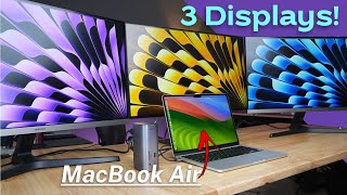 MacBook Air with 3 displays [upl. by Eiddal992]