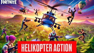 HELIKOPTER ACTION  FORTNITE  LOLLE [upl. by Ellehsat]