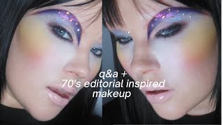 vintage editorial makeup  AMA [upl. by Ailecnarf]