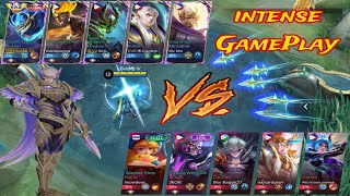 Super intense GamePlay unsing gusion watch the full gameplaywin or lose [upl. by Godart]