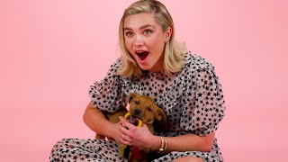 Florence Pugh The Puppy Interview [upl. by Nnairol632]