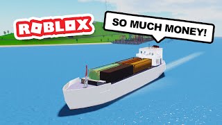 Creating My Own SHIPPING COMPANY in ROBLOX SHIPPING LANES [upl. by Latif784]