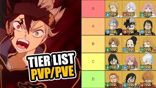 Tier List Terbaik Untuk PVPPVE 2024  Black Clover Mobile [upl. by Moshell455]