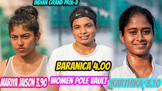 Baranica pole Vault 400m  Indian Grand Prix2  Swaminathan Gunasekaran [upl. by Herv]