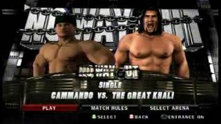 Smackdown vs Raw 2010 quotArnold Schwarzeneggerquot Commando CAW [upl. by Ahsata483]