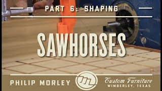 James Krenov Style Sawhorses  Part 6  Shaping [upl. by Supmart]