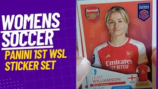 Panini 2023 Women Super League Football WSL Soccer Sticker collection Pack RIP lionesses Paniniwsl [upl. by Sophey]