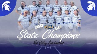 2023 Mid Valley Softball State Championship Run Video [upl. by Candida343]