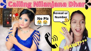 Calling Nilanjana Dhar😘Revealing Nilanjana Dhar phone number [upl. by Olin]