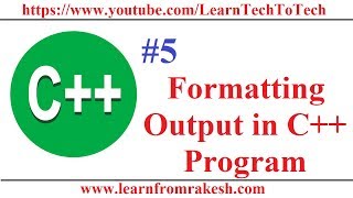 C Programming 5 Formating Outputendlsetwsetfill in C Program [upl. by Atnoved]